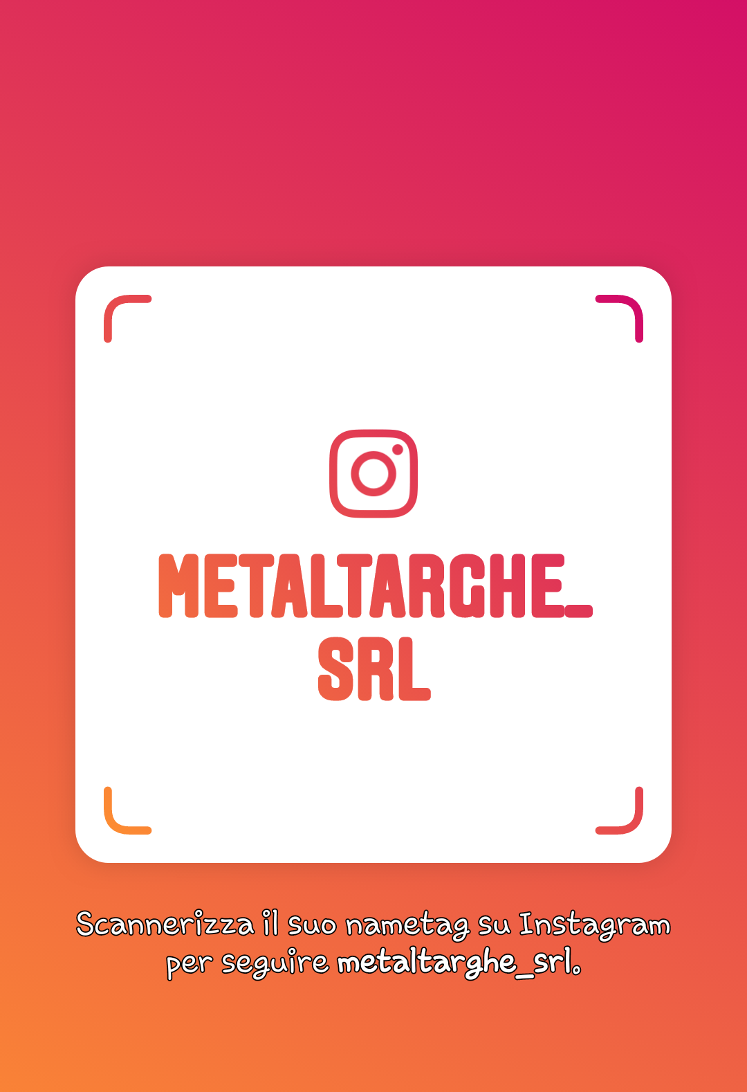Instagram Metaltarghe
